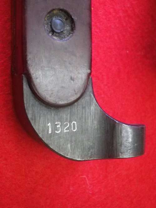 RHODESIAN WAR PICK UP - YUGOSLAV KNIFE BAYONET FOR AK47 + SCABBARD    (4622)