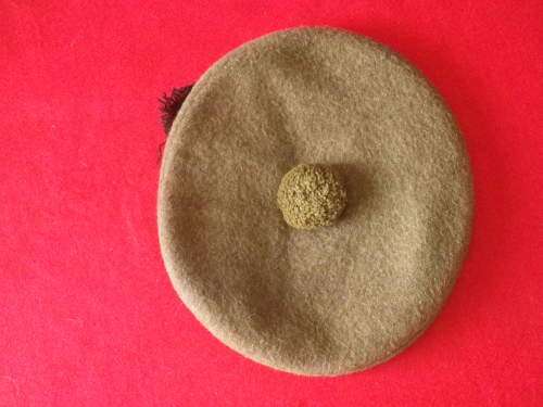 SADF-  CAPE TOWN HIGHLANDERS -TAM-O-SHANTER  - INSCRIBED  - RIM 57cm / 22.5"    (4603)