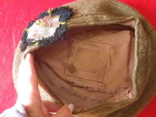 SADF-  CAPE TOWN HIGHLANDERS -TAM-O-SHANTER  - INSCRIBED  - RIM 57cm / 22.5"    (4603)