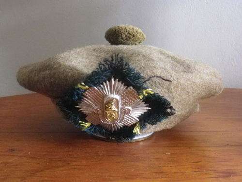 SADF-  CAPE TOWN HIGHLANDERS -TAM-O-SHANTER  - INSCRIBED  - RIM 57cm / 22.5"    (4603)