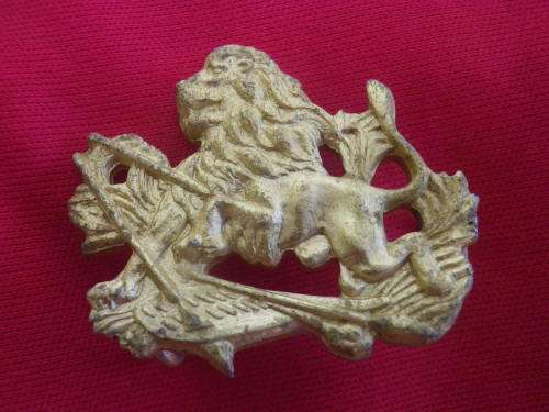 RHODESIA BSAP - GOLD ANODISED CAP + FACING PAIR COLLARS 1971-1981 (7427)