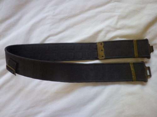 RHODESIA BSAP -  RIOT UNIFORM - DENIM BUNNY JACKET WITH TRAFFIC SLEEVES + TROUSERS + WEB BELT (7445)