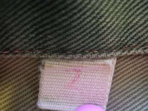 RHODESIAN CAMMO JACKET - ALTERED TO "BUNNY" LENGTH - SIZE 2 -BELONGED TO 1RR MOTORCYCLE TROOPER (79)