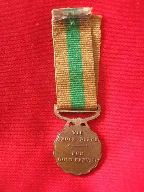 SADF - GOOD SERVICE (10 YEARS) MINIATURE MEDAL    (2637)