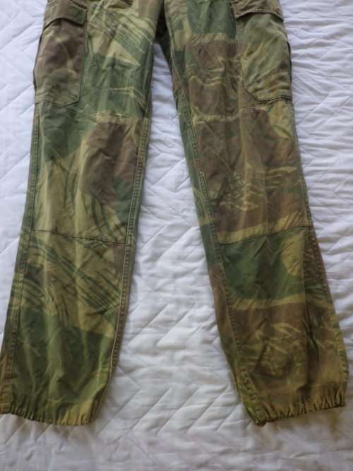 RHODESIAN ARMY - MADE UP CAMMO OVERALLS - JOINED TROUSERS + LS SHIRT - UNUSUAL   (7508)