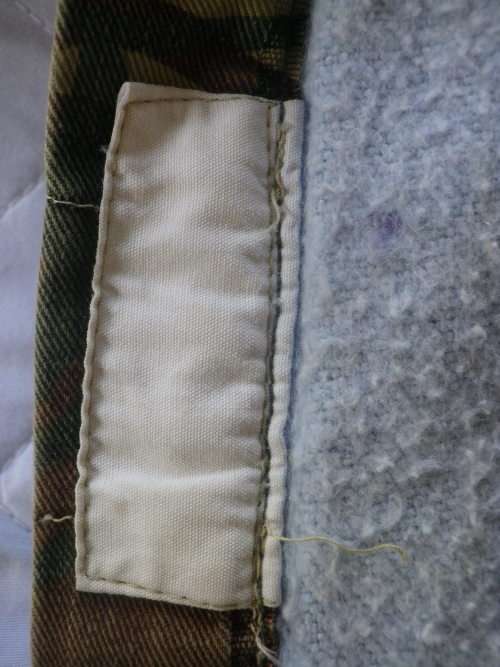 RHODESIAN ARMY CAMMO "BUNNY JACKET" (MODIFIED FROM A STANDARD JACKET) WITH LINING  -SIZE 1   (7507)