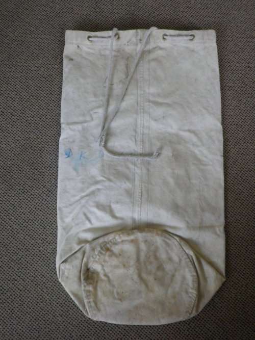 RHODESIAN ARMY - EARLY KIT BAG - INSCRIBED   (7513)