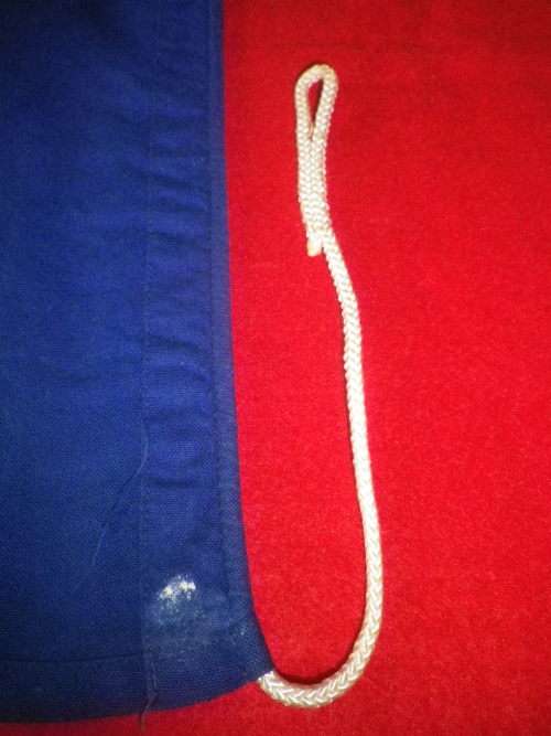 RHODESIA REGT. 4Bn. F Coy. FLAG - BELONGED TO WO2 M. FORBES BCR - RARE ITEM-  SIZE 59X30cm    (3001)