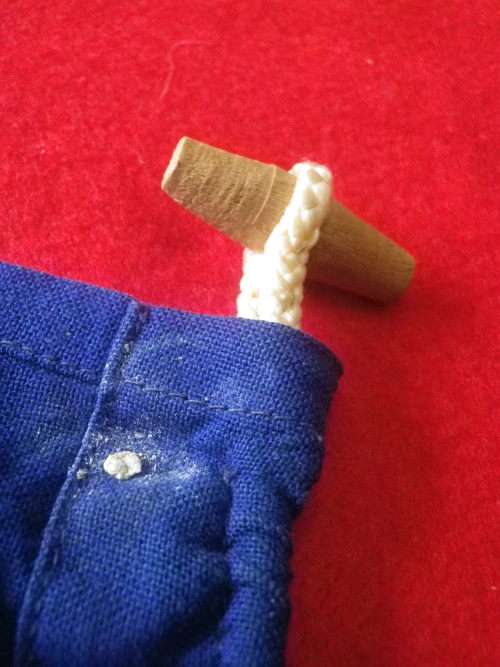 RHODESIA REGT. 4Bn. F Coy. FLAG - BELONGED TO WO2 M. FORBES BCR - RARE ITEM-  SIZE 59X30cm    (3001)