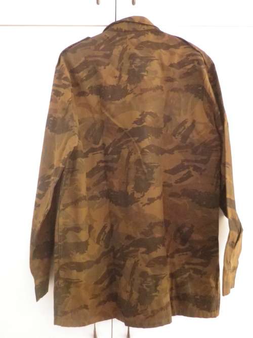 SA RAILWAYS POLICE - CAMMO LONG SLEEVE SHIRT  - SIZE 16 MADE HENOCHSBERG 1980        (4697)