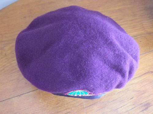 SANDF - 1 PARA  REGT. BERET - AS NEW - MADE STEPAHEAD 2009  - SIZE 57     (2669)