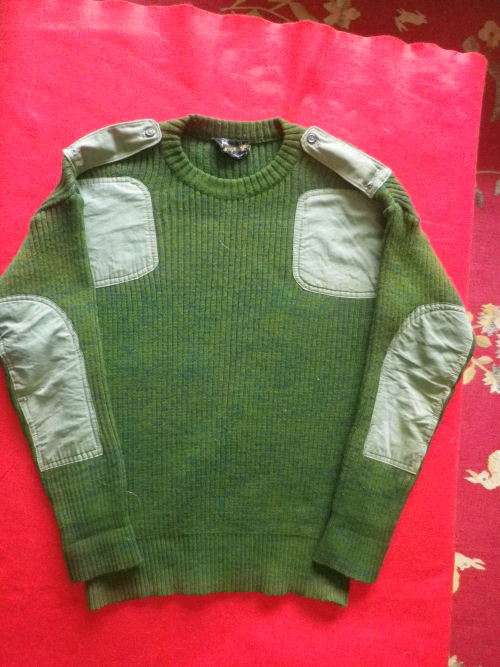 RHODESIAN ARMY - OFFICERS & SNR NCO'S JERSEY - MADE CARDIGAN HOUSE RHOD, SIZE M   (7657)