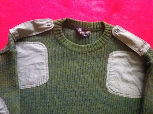 RHODESIAN ARMY - OFFICERS & SNR NCO'S JERSEY - MADE CARDIGAN HOUSE RHOD, SIZE M   (7657)