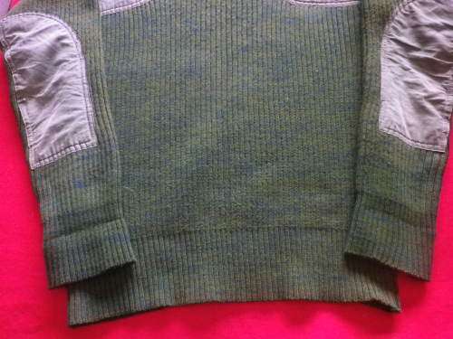 RHODESIAN ARMY - OFFICERS & SNR NCO'S JERSEY - MADE CARDIGAN HOUSE RHOD, SIZE M   (7657)