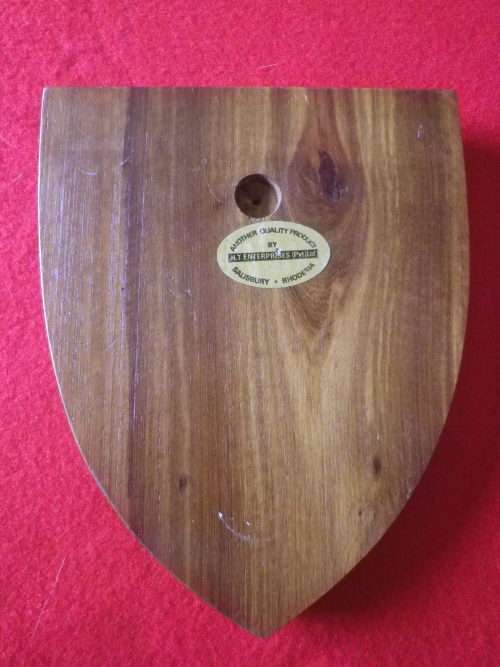 RHODESIA - BSAP PATU PLAQUE    (7667)