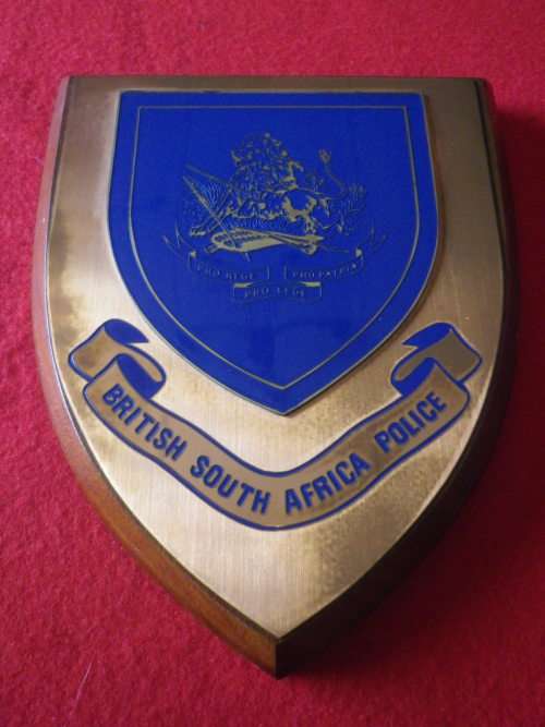 RHODESIA - BSAP PLAQUE - SOME TARNISH   (7665)