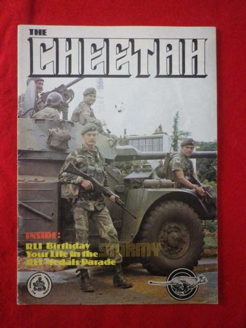 RHODESIAN LIGHT INFANTRY  `THE CHEETAH` MAG  - MARCH 1980  -  (7688)