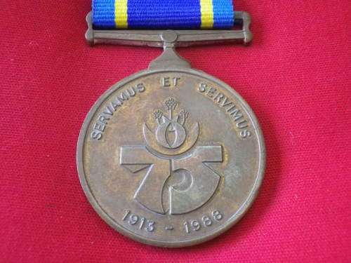 SAP - 75TH ANNIVERSARY FULL SIZED MEDAL - RECIPIENT ENGRAVED   (7806)