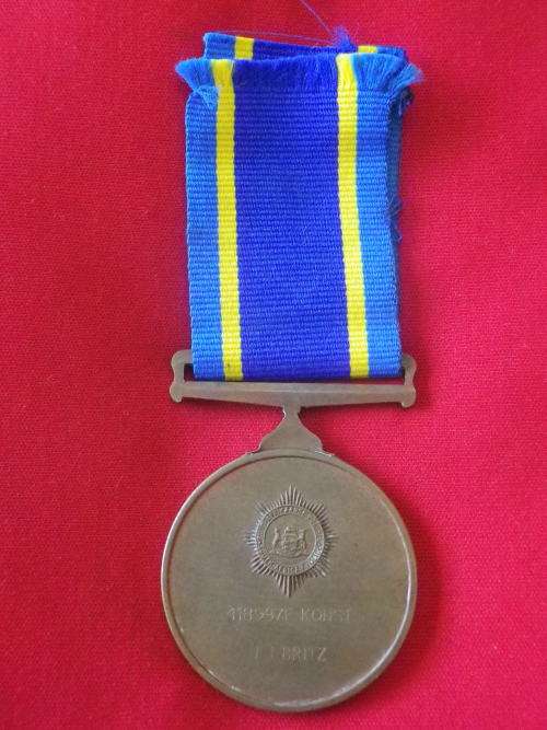 SAP - 75TH ANNIVERSARY FULL SIZED MEDAL - RECIPIENT ENGRAVED   (7806)