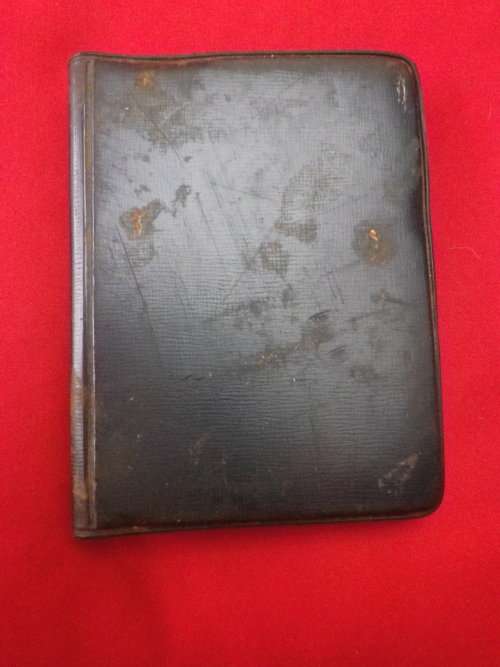 RHODESIAN ARMY - FIELD NOTE BOOK - SOME DISCOLOURATION + DIRT FROM OPS       (1046)