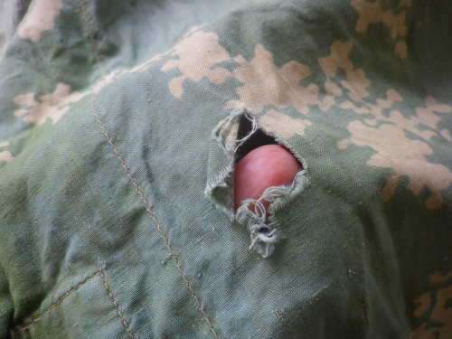 RHOD. WAR PICKUP - EX ZIPRA RUSSIAN (REVERSIBLE?)  CAMMO SNIPER SUIT- XL - RARE - SOME HOLES (4766)