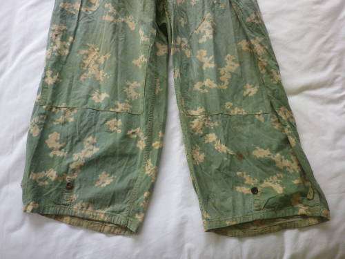 RHOD. WAR PICKUP - EX ZIPRA RUSSIAN (REVERSIBLE?)  CAMMO SNIPER SUIT- XL - RARE - SOME HOLES (4766)