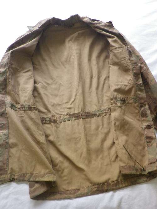 SADF - 32 BATTALION CAMMO COMBAT JACKET - SIZE L - AS NEW - 1 BUTTON BROKEN (4768)