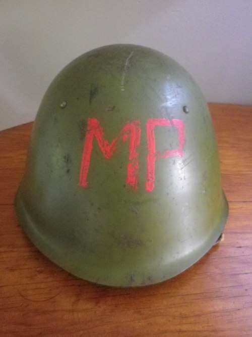 RHODESIA / ZIM WAR PICK UP - RUSSIAN STEEL HELMET - EX ZIPRA - ENTUMBANE UPRISING READ BELOW  (4726)