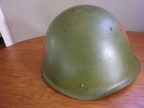 RHODESIA / ZIM WAR PICK UP - RUSSIAN STEEL HELMET - EX ZIPRA - ENTUMBANE UPRISING READ BELOW  (4726)