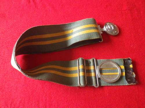 RHODESIAN INTELLIGENCE CORPS.  STABLE BELT SIZE M  - MAX LENGTH 84cm  / 33`                 (4824)