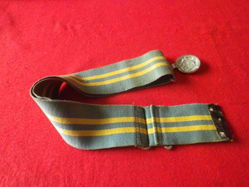 RHODESIAN INTELLIGENCE CORPS.  STABLE BELT SIZE M  - MAX LENGTH 84cm  / 33`                 (4824)