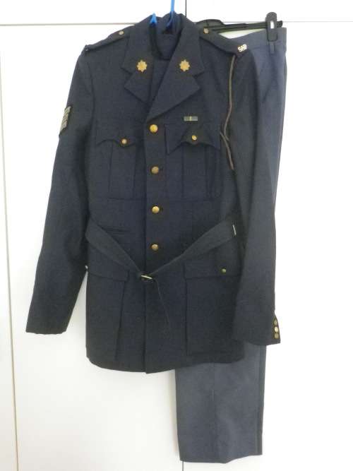 SA POLICE - UNIFORM + TIE + LEATHER LANYARD  - READ MORE BELOW  - MADE HENOCHSBERG - RELIST   (7802)