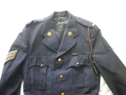 SA POLICE - UNIFORM + TIE + LEATHER LANYARD  - READ MORE BELOW  - MADE HENOCHSBERG - RELIST   (7802)