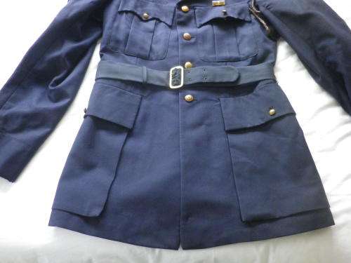 SA POLICE - UNIFORM + TIE + LEATHER LANYARD  - READ MORE BELOW  - MADE HENOCHSBERG - RELIST   (7802)