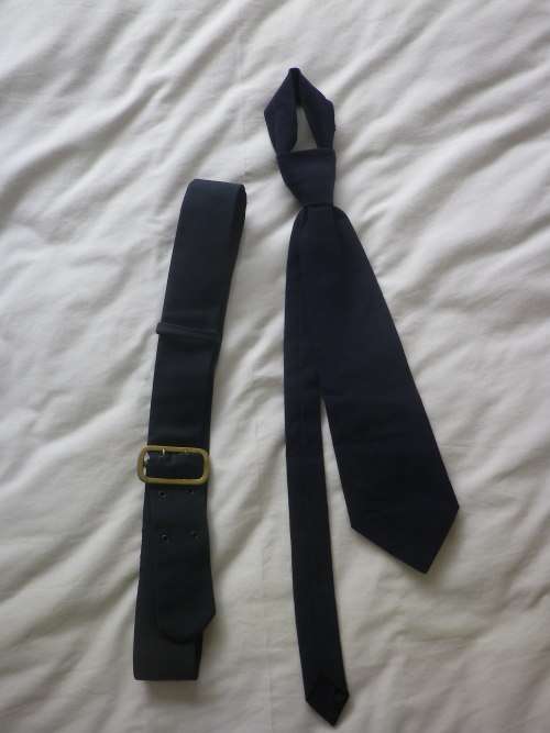 SA POLICE - UNIFORM + TIE + LEATHER LANYARD  - READ MORE BELOW  - MADE HENOCHSBERG - RELIST   (7802)
