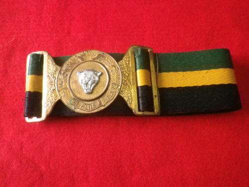 SADF - 6 SAI BN.  STABLE BELT - INSCRIBED  - MAX LENGTH 92cm / 36`   (4762)