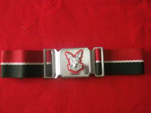 SADF - SA INTELLIGENCE CORPS.   STABLE BELT  - MAX LENGTH 77cm / 30`   (4756)