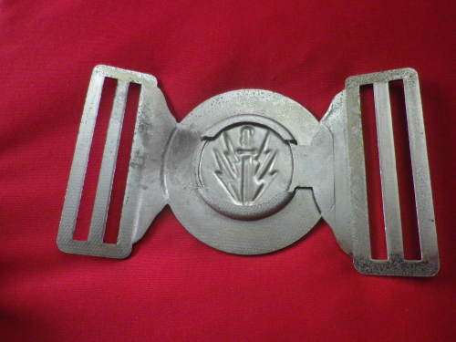 SADF - 61 MECHANIZED BN. STABLE BELT BUCKLE     (4853)