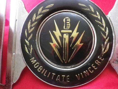 SADF - 61 MECHANIZED BN. STABLE BELT BUCKLE     (4853)
