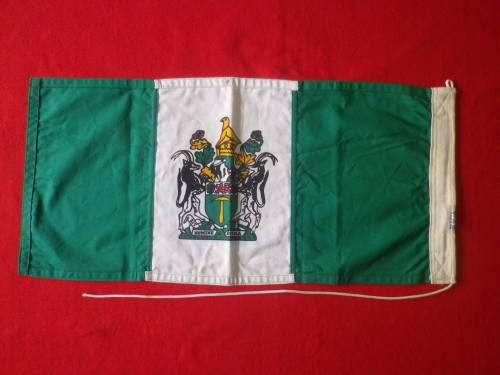RHODESIAN REPLICA SMALL FLAG - MADE SA BY `BAG & FLAG` SIZE 61.5cm X 29cm     (7731)