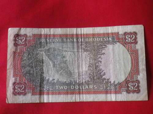 RHODESIAN $2 BANK NOTE - MAY 1979 - CONDITION AS SEEN   (3043)