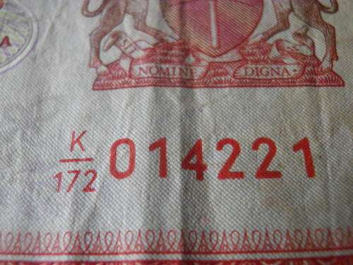 RHODESIAN $2 BANK NOTE - MAY 1979 - CONDITION AS SEEN   (3043)