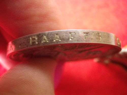 RHODESIA - BSACo.1893 MEDAL-TO TRPR W. McCORMACK- RAAFF`S COLUMN - ORIGINAL RIBBON +BOX +DOCS(3054)