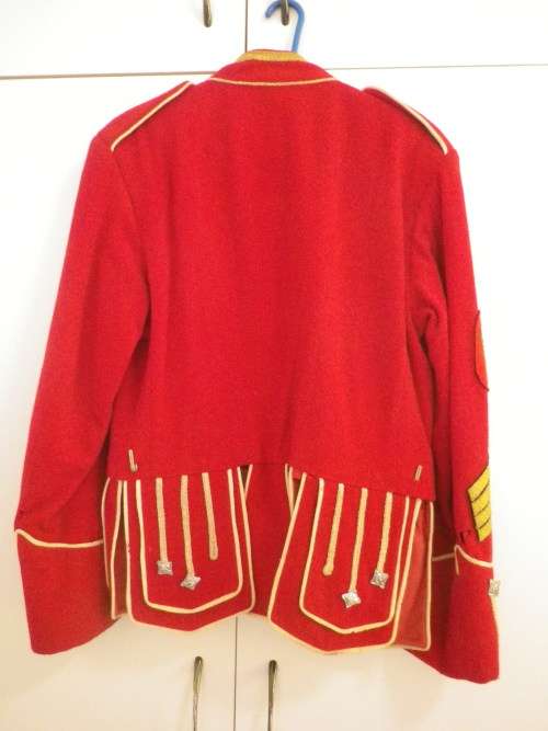 SADF - PRETORIA HIGHLANDERS DRUM MAJORS DRESS TUNIC - SOME HOLES    (4844)