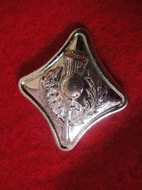 SADF - PRETORIA HIGHLANDERS DRUM MAJORS DRESS TUNIC - SOME HOLES    (4844)