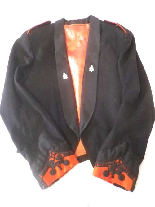 SADF - ARMY SERVICES CORPS LT. MESS DRESS TUNIC + TROUSERS - PRE 1976 - INSCRIBED   (4838)