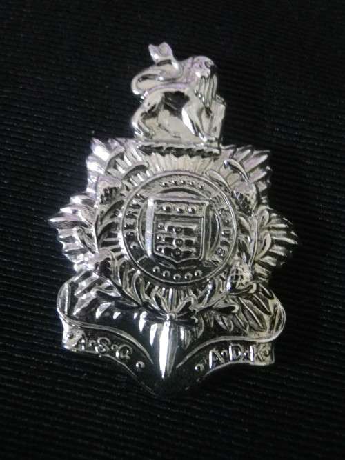 SADF - ARMY SERVICES CORPS LT. MESS DRESS TUNIC + TROUSERS - PRE 1976 - INSCRIBED   (4838)