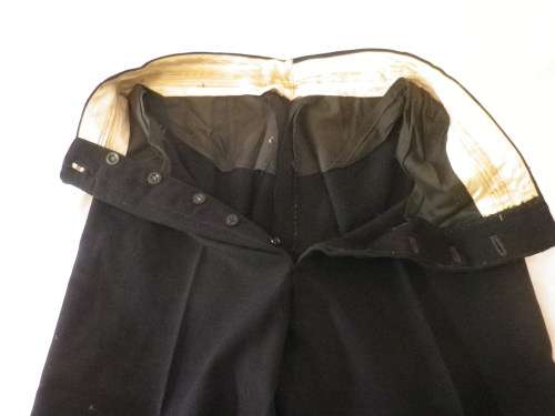 SADF - ARMY SERVICES CORPS LT. MESS DRESS TUNIC + TROUSERS - PRE 1976 - INSCRIBED   (4838)