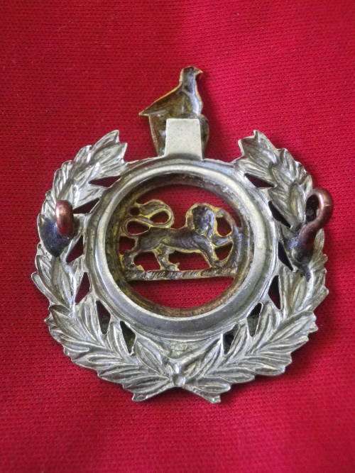 SOUTHERN RHODESIA ENGINEERS - BI METAL CAP BADGE - SLIGHT POLISH - (7752)