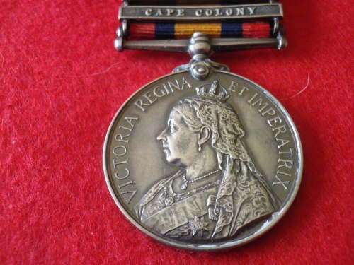 BOER WAR- QSA TO 218 TPR. J.A. Mc BEAN - SOUTH AUSTRALIA IMPERIAL BUSHMEN + WITTEBERGEN CLASP (7781)